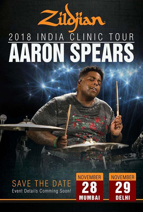 Aaron Spears Drum Clinic Mumbai