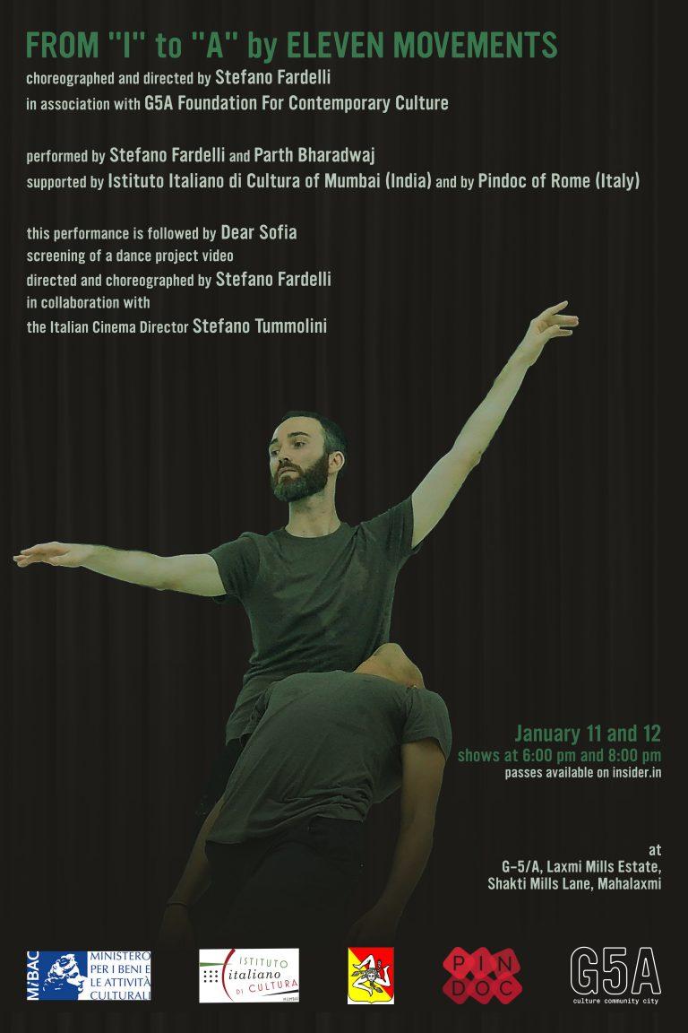 From "I" to "A" by Eleven Movements: a performance & Dear Sofia: a screening