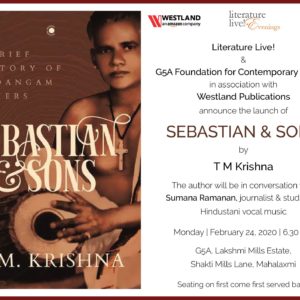 Book Launch | Sebastian & Sons: A Brief History of Mrdangam Makers by T.M. Krishna
