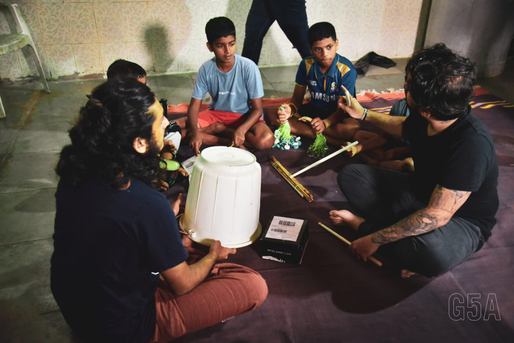 music from waste | percussion workshop