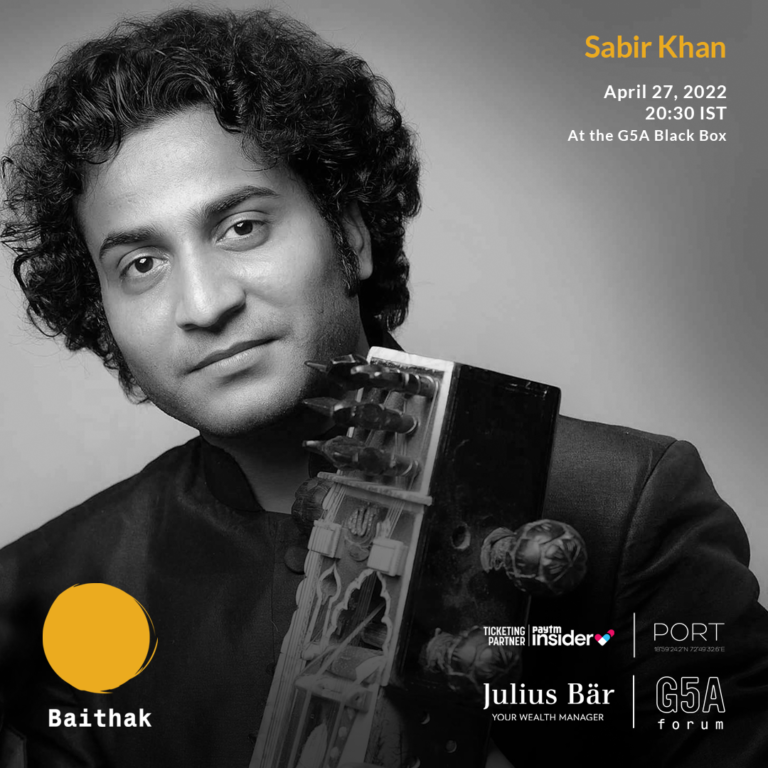 Baithak - an acoustic concert with Sabir Khan