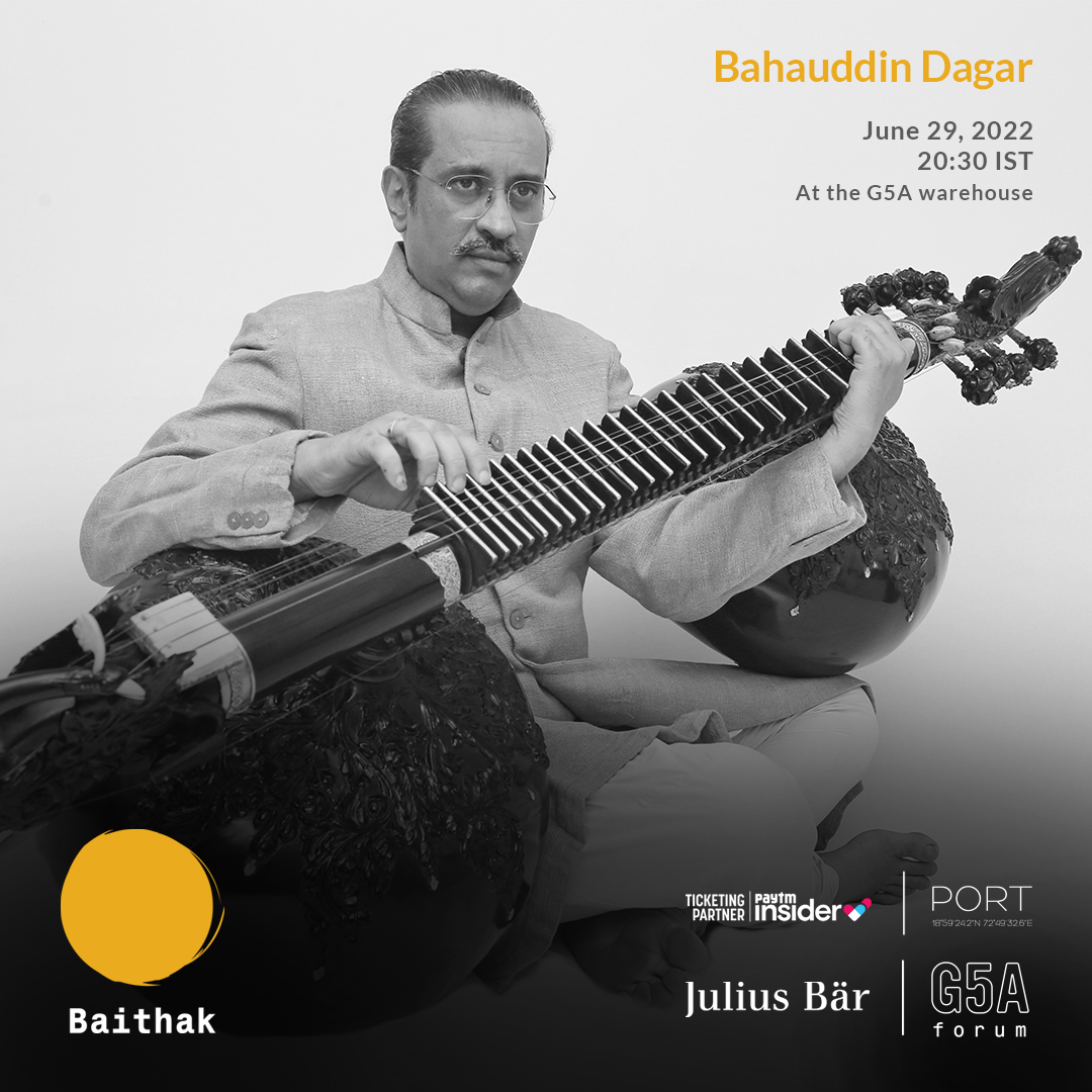 Baithak - an acoustic concert with Bahauddin Dagar