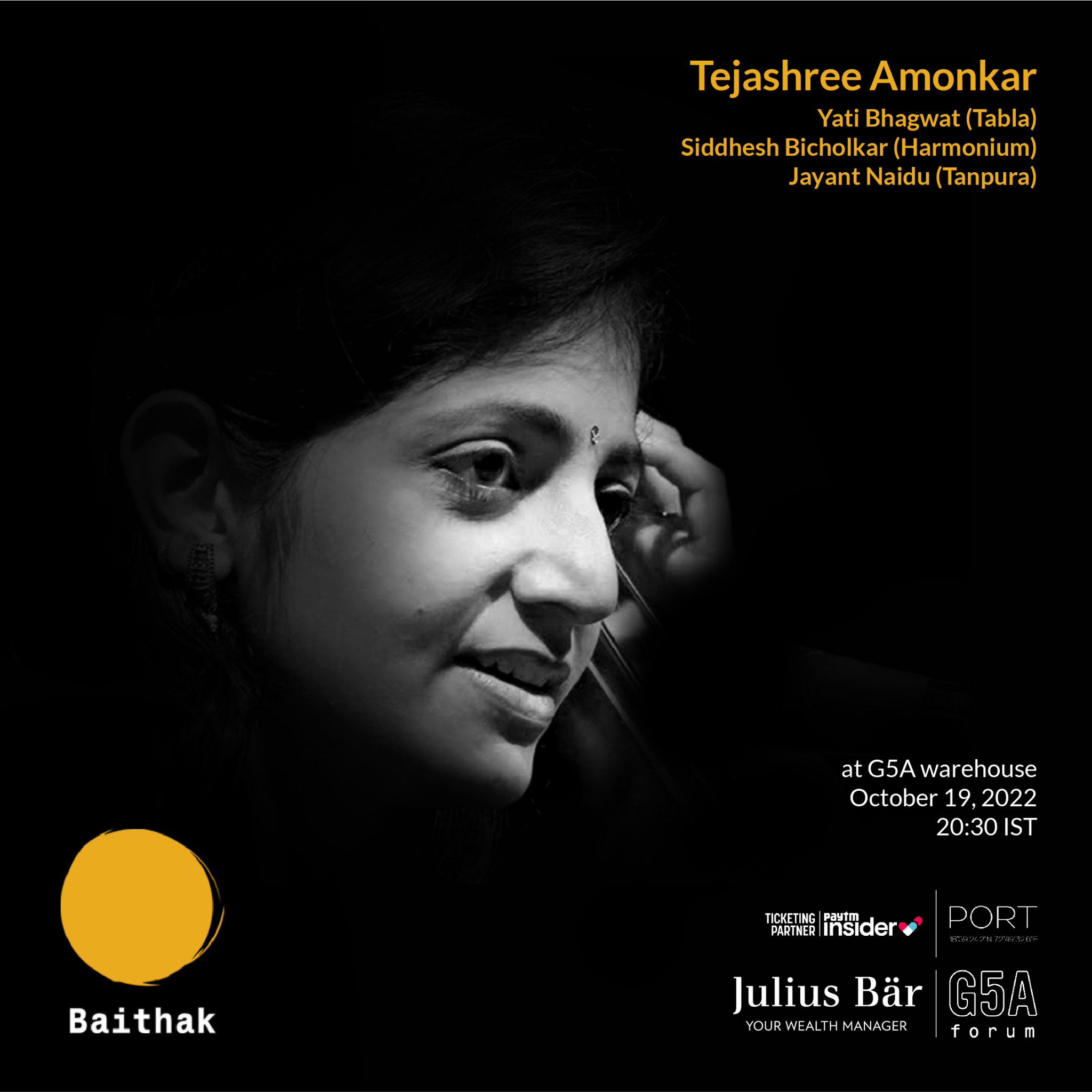 Baithak - an immersive concert with Tejashree Amonkar