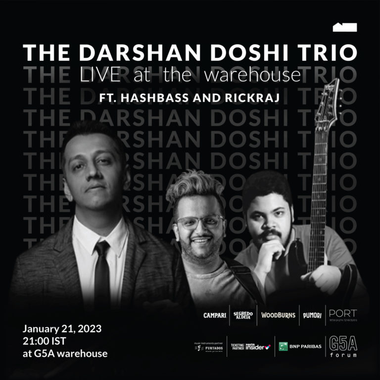 The Darshan Doshi Trio Live at the warehouse ft. Hashbass and Rickraj