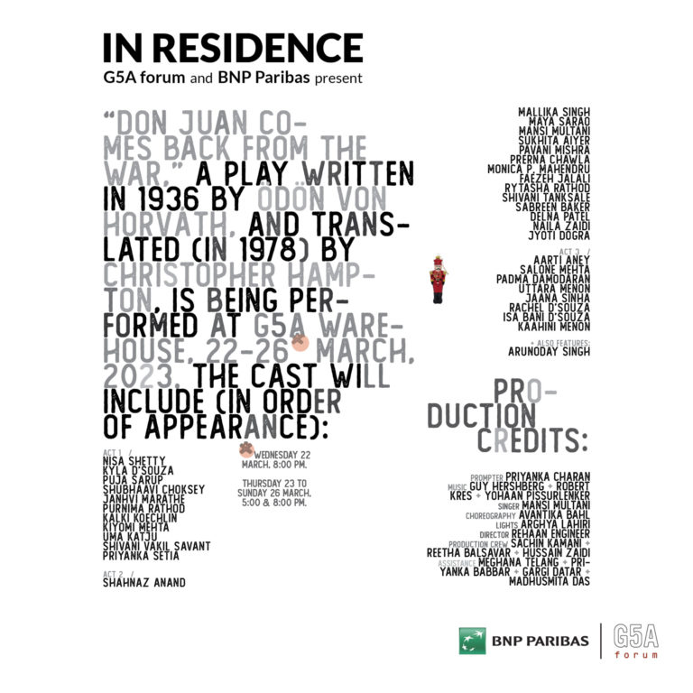 In Residence | Don Juan Comes Back From The War