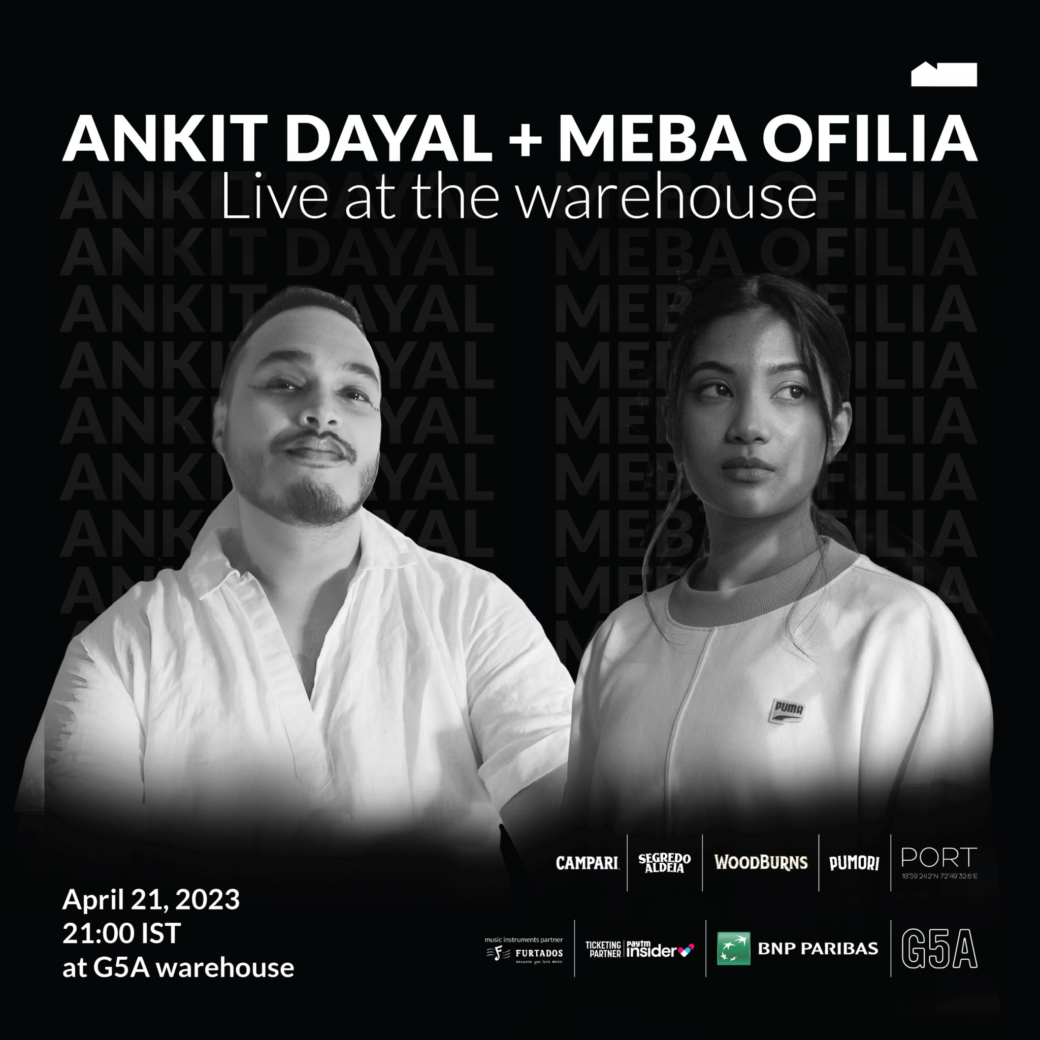 Ankit Dayal + Meba Ofilia Live at the warehouse