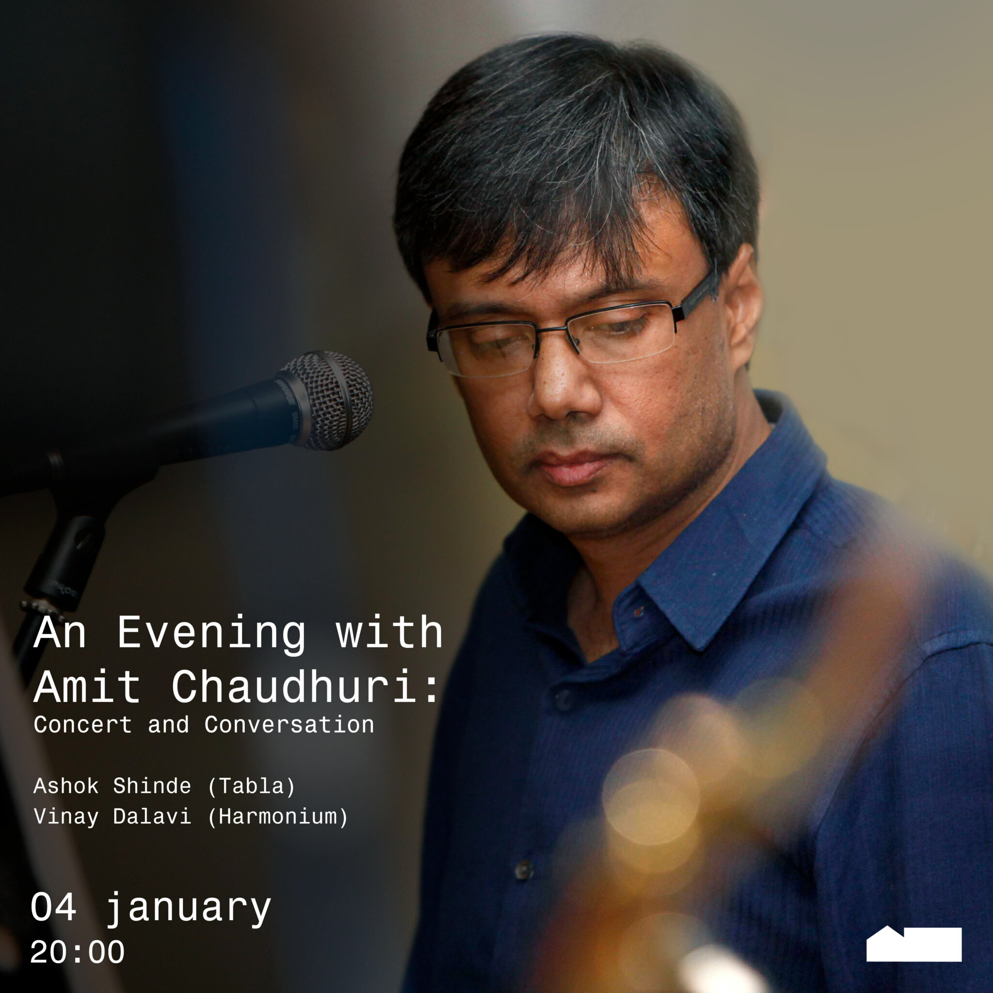 An evening with Amit Chaudhuri: Concert and Conversation