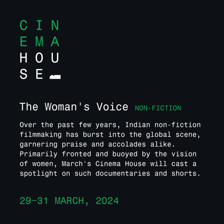 Cinema House | The Woman's Voice : Non-Fiction | Weekend Pass
